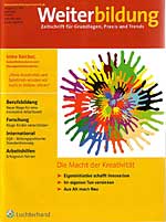 Weiterbildung Zeitschrift f�r Grundlagen, Praxis und Trends